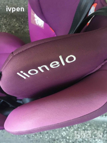 Столче за кола ISOFIX Lionelo Bastiaan, Въртящо, 9-36 кг, Лилаво, снимка 5 - Столчета за кола и колело - 55253946