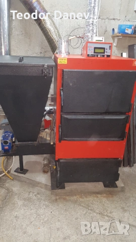 Комбиниран пелетен котел 85kw