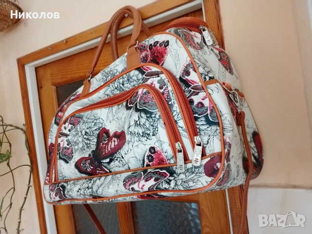 Куфар 2бр колелца "60/40/25см"  "GAND" "к-т 15€"!+Сак олекотен "1кг"!, снимка 12 - Куфари - 54802217