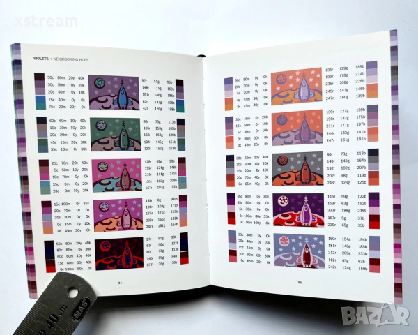 Color Index 2: Over 1500 New Color Combinations Визуален каталог Графичен Дизаин Теория на Цветовете, снимка 8 - Специализирана литература - 55208070