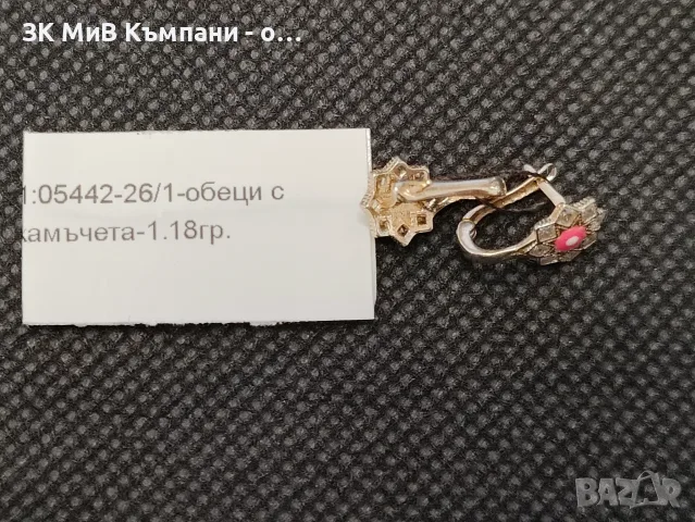 Златни обеци 1.8гр-14к