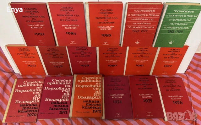 Съдебна практика на Върховния съд на НР България. Наказателна колегия - 1970-1985 г.