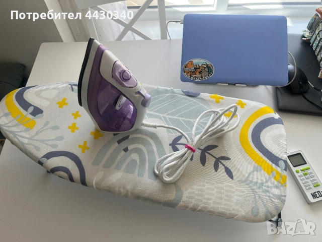 Ютия + малка дъска за гладене, снимка 3 - Други стоки за дома - 54172716