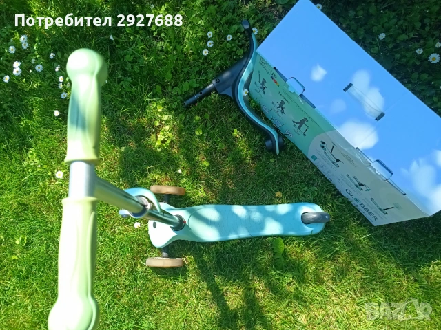 Тротинетка 4 в 1 Globber - Go Up Sporty Light, ментова, снимка 3 - Детски велосипеди, триколки и коли - 54896975
