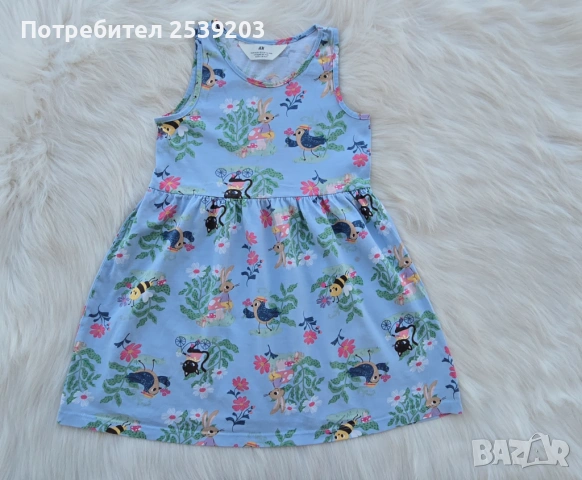 Детска рокля H&M 4-6 години, снимка 4 - Детски рокли и поли - 54817760