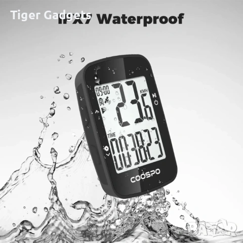 Coospo BC26 GPS велокомпютър безжичен Bluetooth водоустойчив, снимка 3 - Аксесоари за велосипеди - 54135580