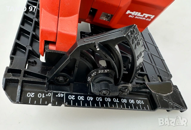 Hilti SC 30WR-22 - Безчетков ръчен циркуляр 22V Nuron перфектен!, снимка 5 - Триони и циркуляри - 54769087
