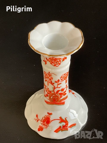Порцеланов свещник  «VB» Beyer & Bock, Германия. 1925 г., снимка 4 - Декорация за дома - 55185370
