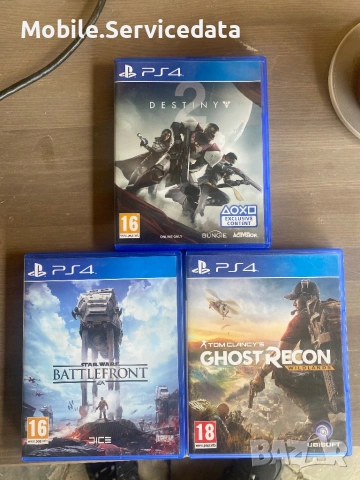 PS4 Игри – Ghost Recon Wildlands / Star Wars Battlefront / Destiny 2