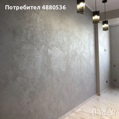 Перлена/пясъчна мазилка, снимка 4 - Бои, лакове, мазилки - 55365646