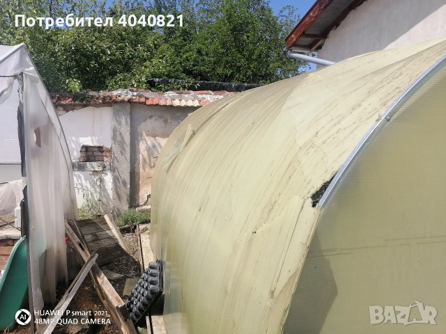 Продавам конструкция за оранжерия 3м/4м/2.1/, снимка 2 - Оранжерии - 54638002
