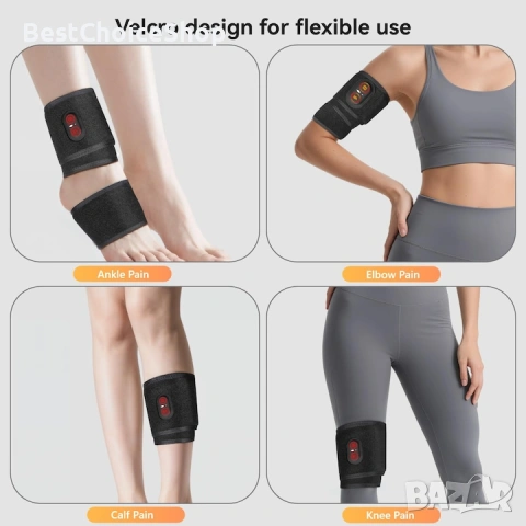 Лента за китка с червена светлина, 36 светодиода, 3 нива на регулиране, С функция за масаж, 3000mAh, снимка 8 - Друга електроника - 54169413