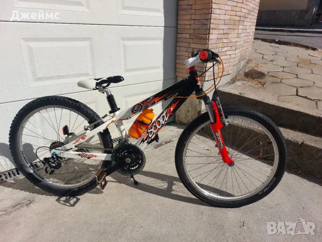Детски планински велосипед Scott Voltage JR 24 цола , снимка 2 - Детски велосипеди, триколки и коли - 55649959