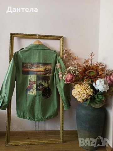 ZARA дамско жестоко сако/ риза, снимка 9 - Сака - 54228423