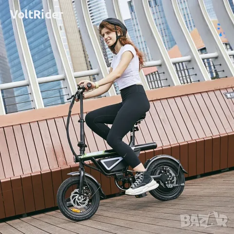 Eлектрическо колело iScooter EB1S 500W 36V 12Ah, снимка 12 - Велосипеди - 55485537