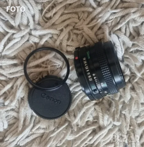 Canon FD 50mm 1: 1.8, снимка 2 - Обективи и филтри - 55604137