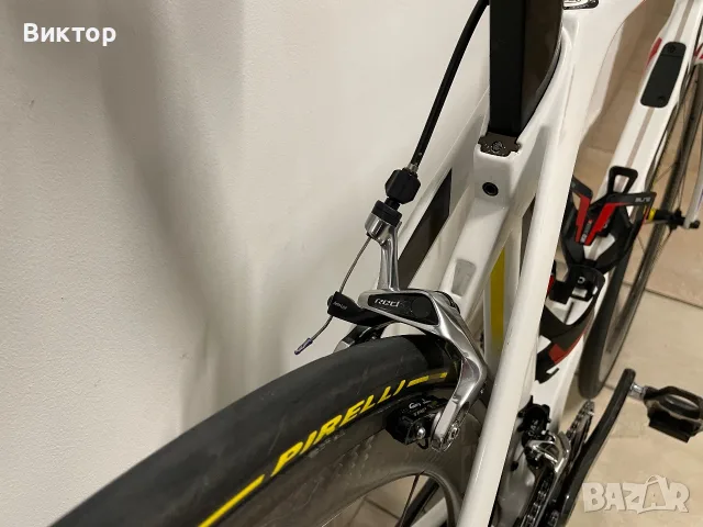 Шосеен велосипед Look 795 Blade RS (Размер S) – Sram Red 2x10 + Quarq + Mavic Comete 60мм, снимка 3 - Велосипеди - 55692869