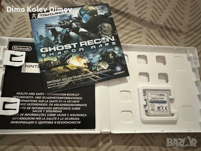 GHOST RECON Nintendo 3ds, Пълен комплект, снимка 2 - Игри за Nintendo - 54666497