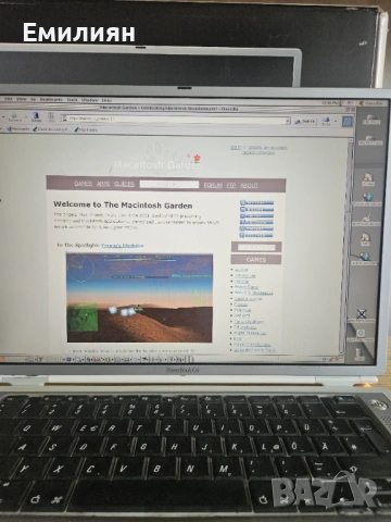 Ретро Apple PowerBook G4 Ti DVi, Mac OS 9, Mac OS X Tiger,  оригинална опаковка, снимка 15 - Лаптопи за дома - 54591792