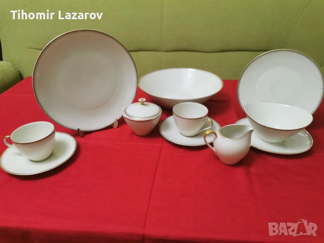 Немски баварски порцеланов сервиз Winterling "Ines" Bavaria – 21 части