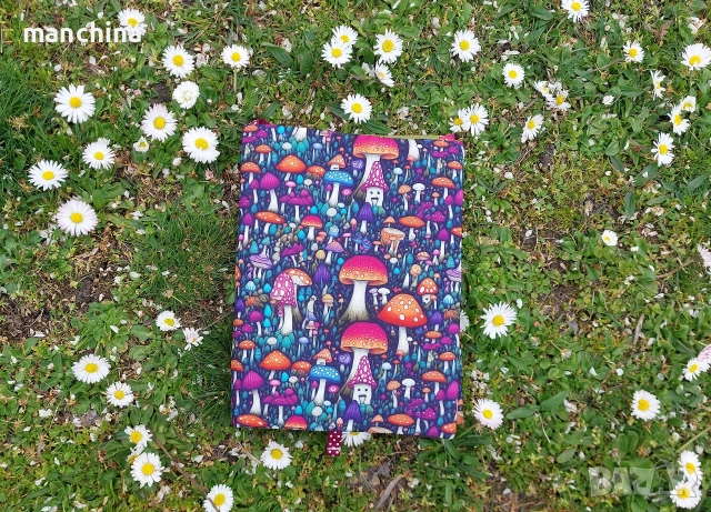 Подвързия за книги ''Гъбки''