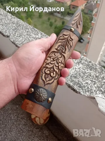 Красив овчарски нож, снимка 11 - Ножове - 55600216