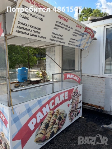 Павилион за палачинки и гофрети, снимка 2 - Стелажи и щандове - 54971676