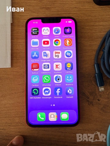 Телефон iPhone 13 red, снимка 3 - Apple iPhone - 55160563