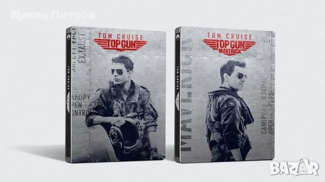 Top Gun Maverick + Top Gun  - 2 Movie 4K Ultra HD Steelbook Superfan Collection / без Бг субтитри , снимка 14 - Blu-Ray филми - 55423561