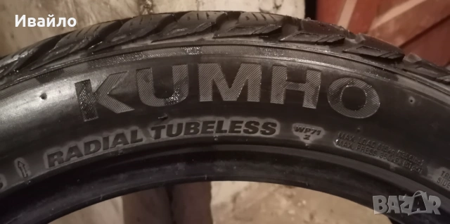 Продавам 1 брой зимна гума 225.45.17 дот 2022 KUMHO , снимка 3 - Гуми и джанти - 54362132