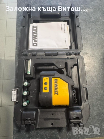 Лазерен Нивелир DeWalt DW088CG, снимка 5 - Измервателни инструменти - 54527380