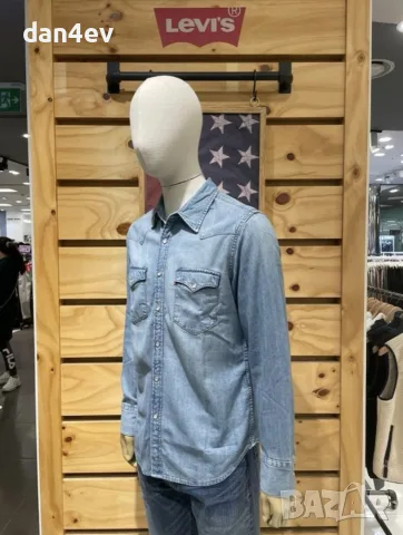 Дънкова риза Levi’s, снимка 7 - Ризи - 55600862