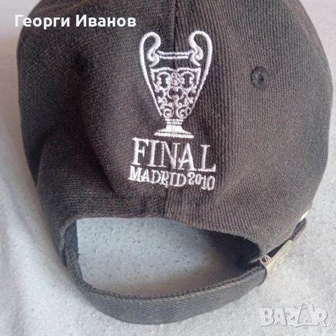 INTER MILANO 22.05.2010+ПОДАРЪК Тениска UEFA CL FINAL MADRID TRIPLETE OSFA baseball cap шапка Интер, снимка 7 - Фен артикули - 55249210