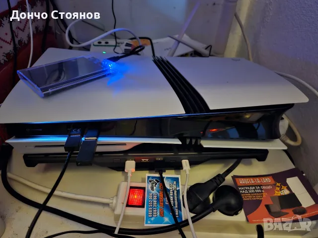 PS5 Pro + 300 игри!!! + Disk drive