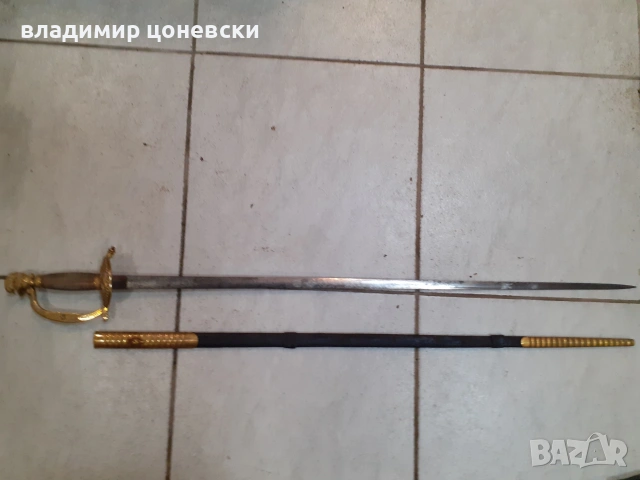 Англйска викторианска дворцова шпага,рапира,сабя,кортик,кама, снимка 5 - Антикварни и старинни предмети - 55000994