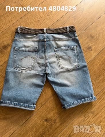 Мъжки къси дънки BERSHKA и MADE BY US, снимка 4 - Къси панталони - 55010416