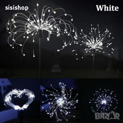 Декоративни лампи за градина с хиляди цветни звезди 4471, снимка 8 - Соларни лампи - 53976989