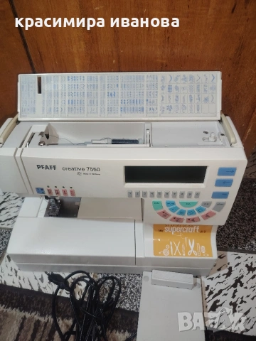 шевна машина Pfaff Creative 7550, снимка 4 - Шевни машини - 54487220