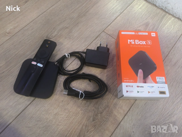 MI TV BOX S 4K, снимка 2 - Плейъри, домашно кино, прожектори - 54271145
