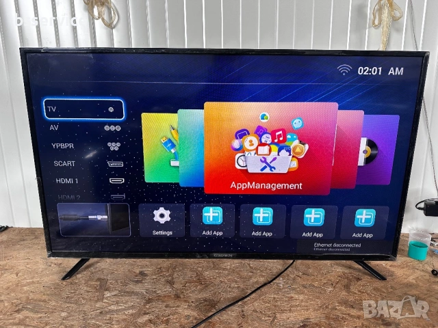 Смарт Телевизор Crown 45 инча 