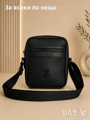 Louis Vuitton Мъжка Черна Чанта - Различни Модели Код Bal Style66, снимка 2 - Чанти - 55429470