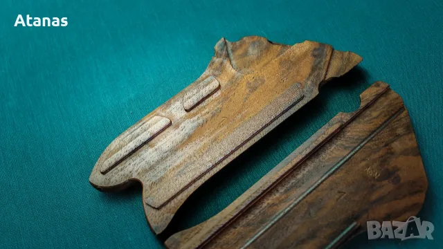 Чирени за Люгер/Luger P-08 - Орехов корен - ръчноизработени - автентични, снимка 8 - Оборудване и аксесоари за оръжия - 55391923