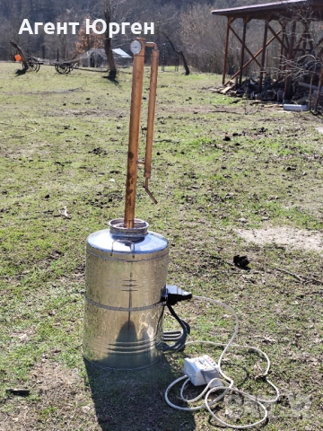 Казан за ракия на ток  с медна ректификационна колона , снимка 8 - Други машини и части - 54125945