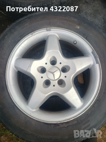 Джанти с гуми 17" 5х112  Mercedes ML 163, снимка 9 - Гуми и джанти - 54678688