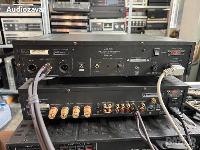 Advance Acoustic MAP 103 & MCD 203 MkII Лампов CD плеър и усилвател, снимка 6 - Аудиосистеми - 54875559