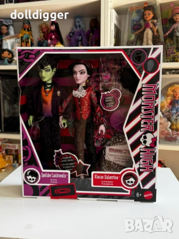 Monster High Kieran Valentine and Spelldon Cauldronello 2 Pack Doll Mattel