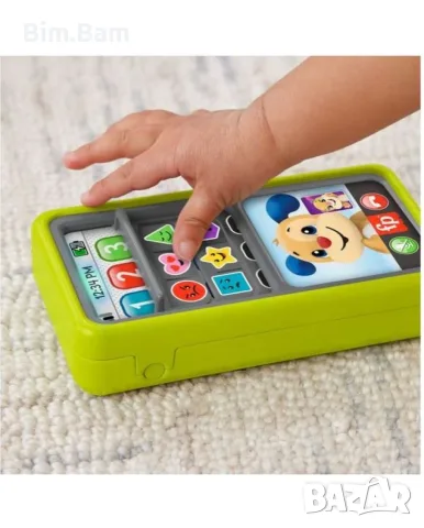 Образователен смартфон 2в1 Fisher Price - на български език / 75 звуци и фрази, снимка 5 - Образователни игри - 55396723
