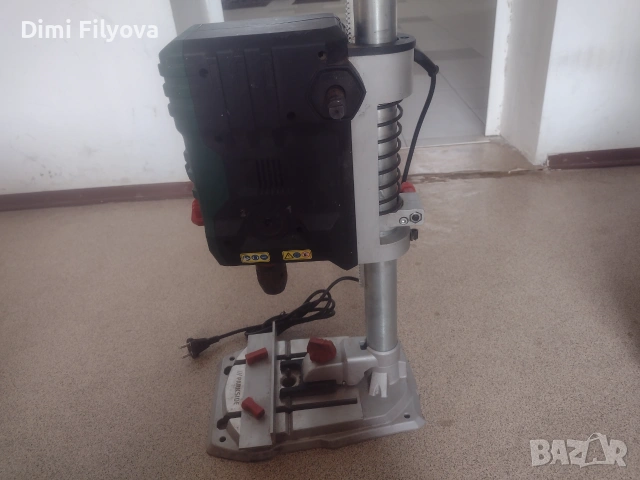 Настолна бормашина / колонна бормашина (drill press) - компактен модел на Parkside, снимка 3 - Бормашини - 55138381