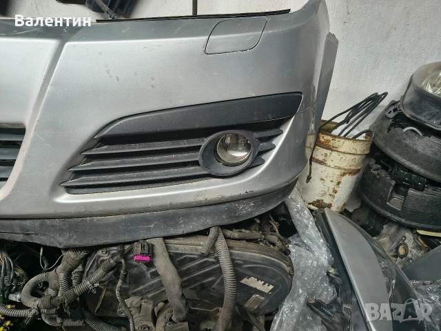 Оборудвана предна броня Opel Astra H , снимка 2 - Части - 55065376