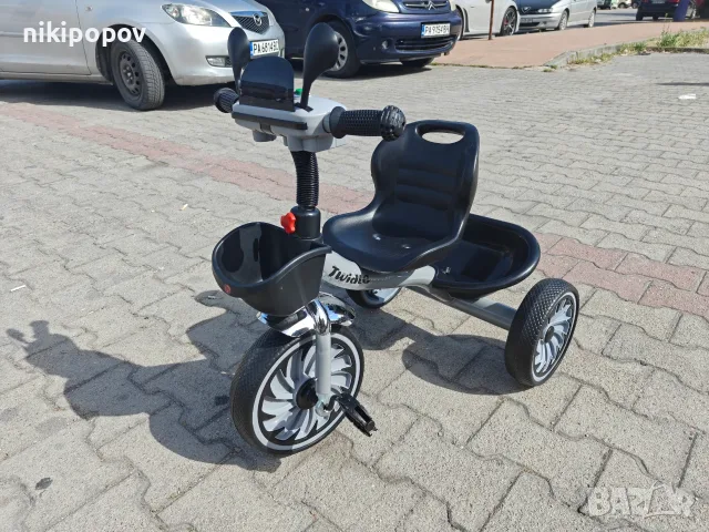 BYOX Триколка TWIDDLE сив, снимка 6 - Детски велосипеди, триколки и коли - 55440797